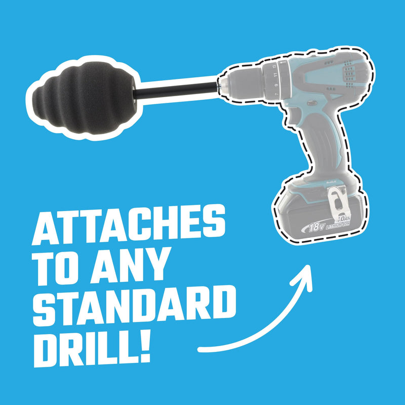 Chemical Guys ACC400 Ball Buster Wheel and Rim Polisher System, Safe for Cars, Trucks, SUVs, RVs, Motorcycles & More (Drill Attachment)