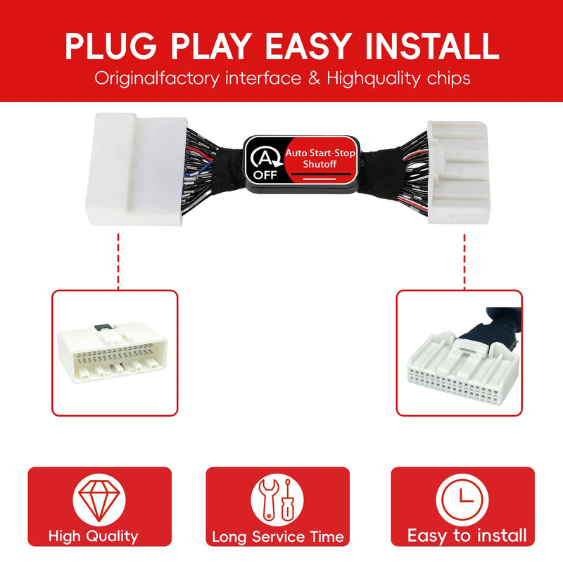 Auto Start Stop Eliminator for Kia Stinger 2018-2023 Engine Auto Stop Disabler - Plug Play/Error Free Accessories