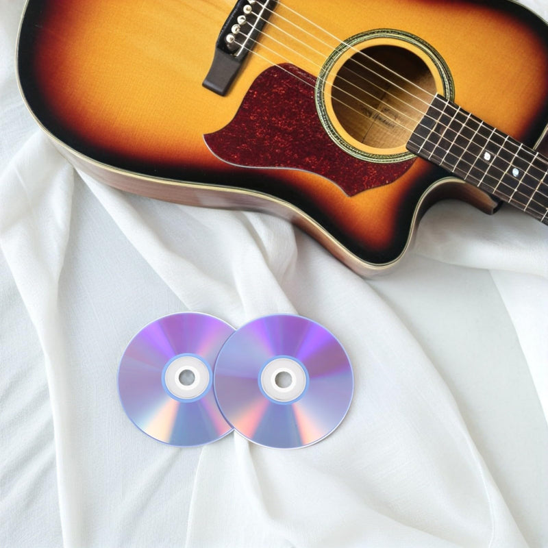 COHEALI 2pcs Recordable Music Disc Writable Media High Capacity Storage Plastic Blank Discs Compatible with DVD and CD Formats for Home and Office Audio Recording Backups