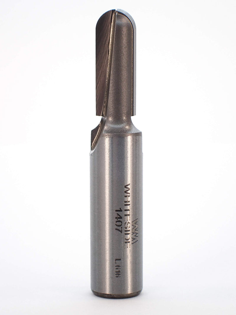Whiteside Router Bits 1407 Round Nose Bit with 3/16-Inch Radius, 3/8-Inch Cutting Diameter and 1-Inch Cutting Length