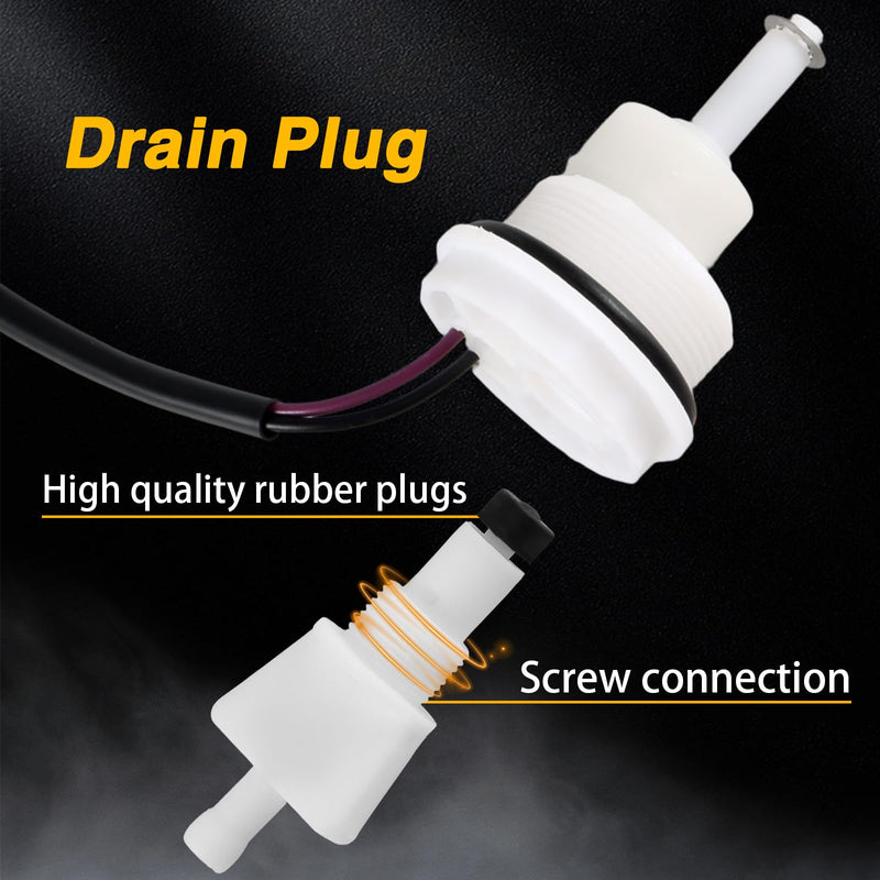 Diesel Water in Fuel WiF Sensor with Drain Valve Fuel Filter Sensor Compatible with Chevy Silverado 2500 3500 GMC Sierra 2500 3500 2001-2011 GM 6.6L Duramax LB7 LLY LBZ LMM LM1 Replace#12639277
