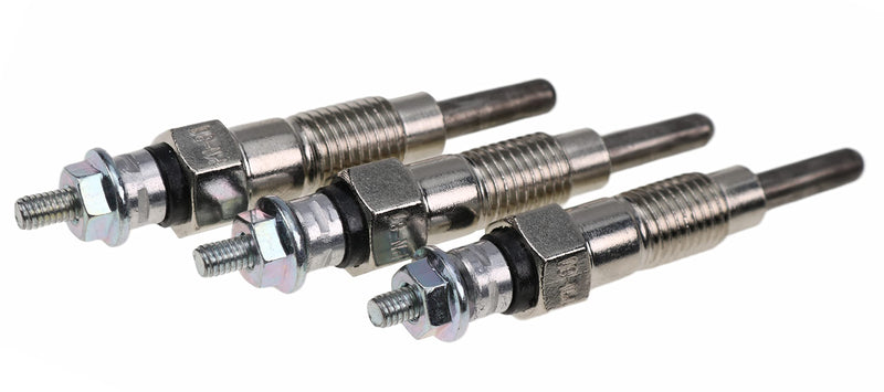 JEENDA 3PCS Glow Plugs M87919 AT110814 for John Deere 330 332 375 430 455 655 755 855 F915 F925 F935 X495 X595 1435 2030 2500 2210 4010 4110 670 770 Yanmar 3TN66C 3TN66UJ 3TNA72UJ 3TNA72UJ3 3TNE74