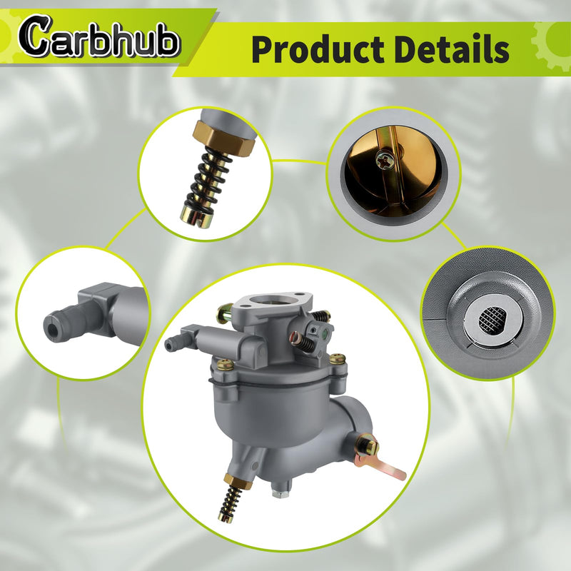 Carbhub Carburetor Replacement for 390323 394228 398170 7HP 8HP 9HP Horizontal Engines Troybilt Carb