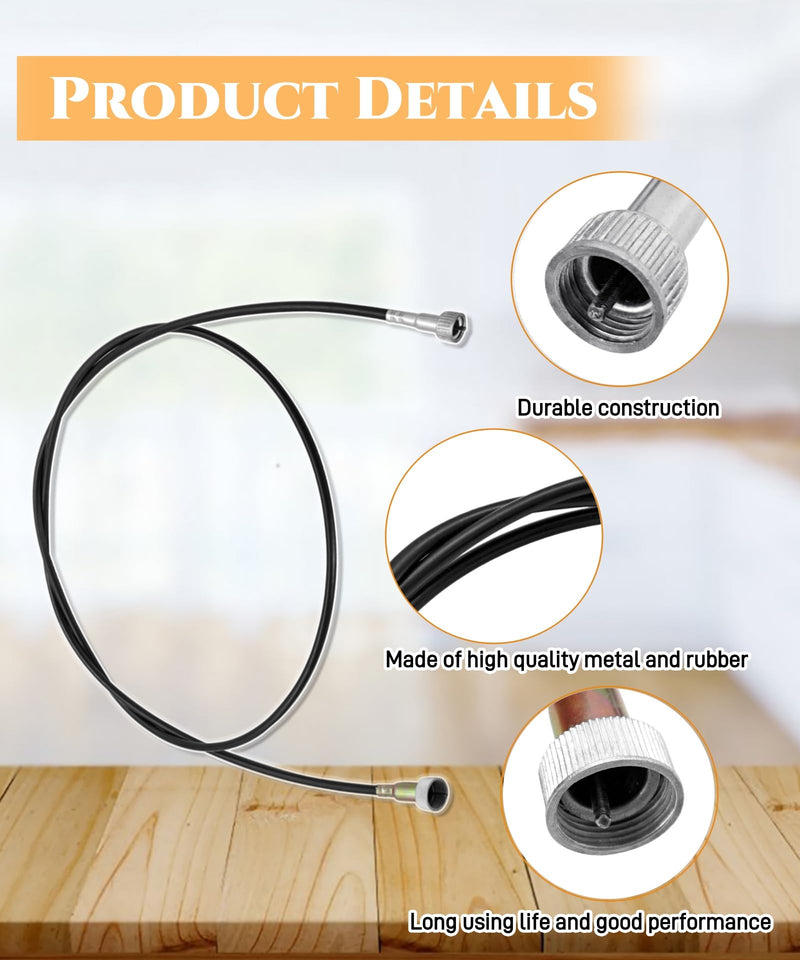 7641443183 Transmission Speedometer Cable Fits for 55 56 57 Chevy 700R4 TH350 TH400 TH-200,TH-350 TH-400 TH-200-4R TH-700R4,Compatible with Chrysler transmissions 727,904