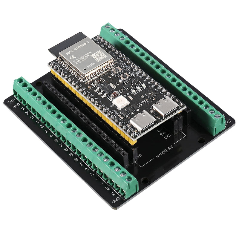 AITRIP 5PCS ESP32 S3 Expansion Board GPIO 1 into 2, Breakout Board 44 Pin Compatible with ESP32 S3 Development Board & N8R8/N16R8 Module