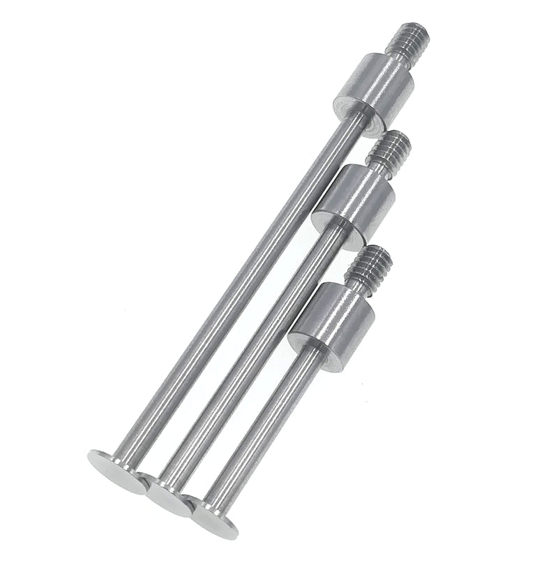 SUXING Flat Contact Points for Dial Indicator Depth 0.4mm Thickness 5mm Diameter 4-48 UNF Thread (4-48UNF A Set) 4-48UNF A SET