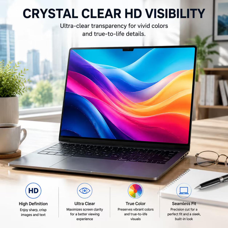 14 Inch Laptop Privacy Screen 16:9 Aspect Removable Anti Glare Blue Light Filter Protector