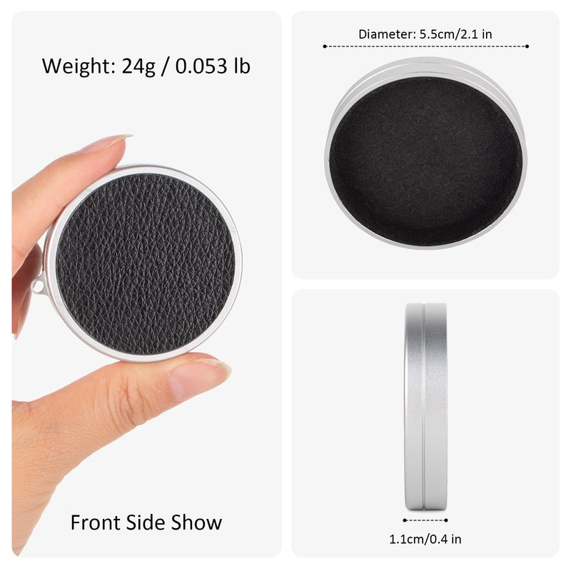 MUZIRI KINOKOO Lens Cap for Instax Mini EVO Camera - with Anti Loss Rope,Aluminium Alloy Retro Design & Soft Flocking Internal,Dustproof Anti-Scratch Lightweight Portable EVO Camera Accessorie-Black Black NEW