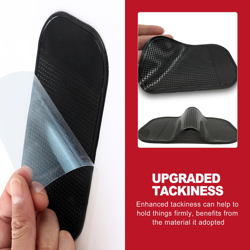 5 Pack Anti Slip Dashboard Sticky Pad, Washable Sticky Gel Grip Mat for Car Interior Accessories, Multi-Functional Non Slip Holder for Cell Phone Keys