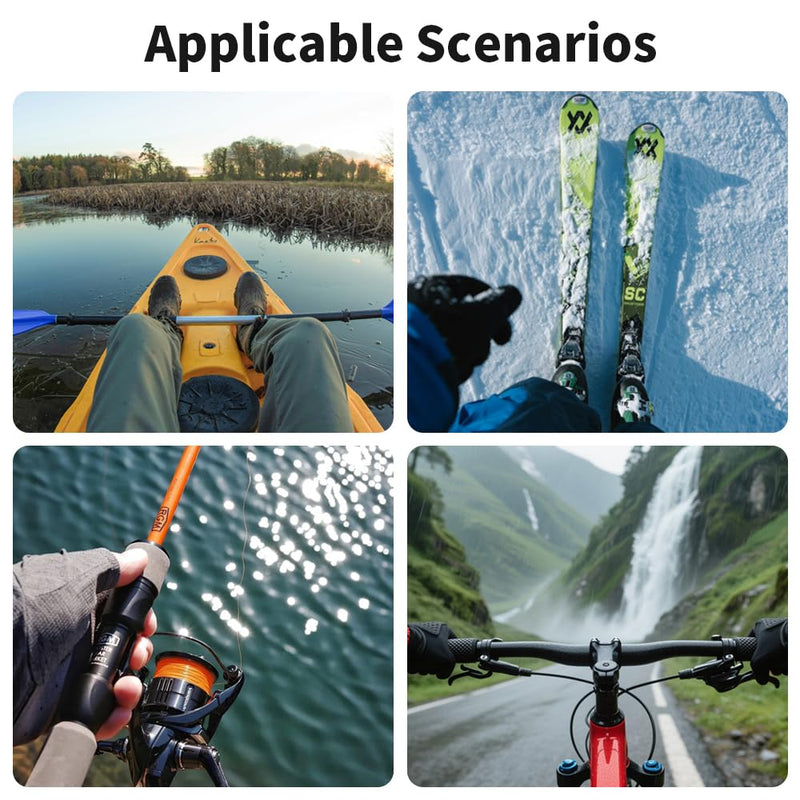 4 in 1 Phone Accessories Kit, Quick Release Head Strap Mount + Chest Mount Harness + Backpack Clip Holder + Palm Strap Kit for POV/VLOG,Cell Phone Clip Compatible with iPhone,Samsung and More Phones