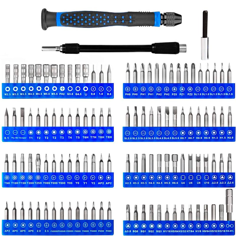 126 in 1 Precision Screwdriver Set with 111 Bits Magnetic Driver Kit Professional Electronics Repair Tool Kit Compatible For Repair Computer, PC, MacBook, Laptop, Tablet, iPhone, Xbox