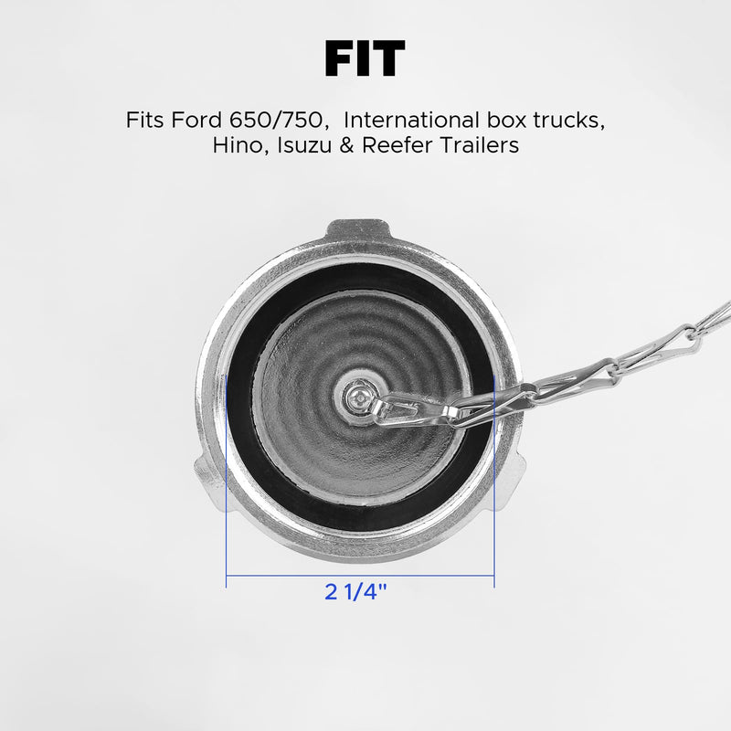 truck Fuel Cap for Ford 650/750 Tanks,Reefer, Inteational MD box trucks