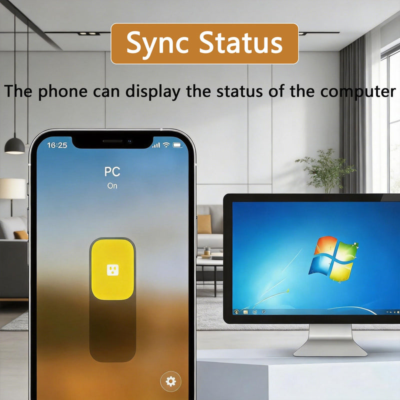 Remote PC Power Switch, Wireless Remote Power On/Off Switch | for Desktop Computer, Work with Homekit, Apple Home, Siri, Alexa, Google, SmartThings