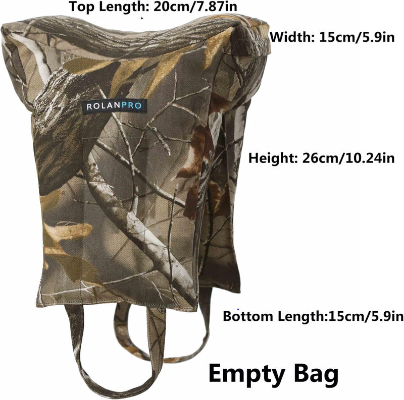 Rolanpro Lens Window Pillow Lens Pillow Photographic Bean Bag(With openings, must be self loading) Empty Bag-#23 Brown Jungle Color 23 Brown Jungle