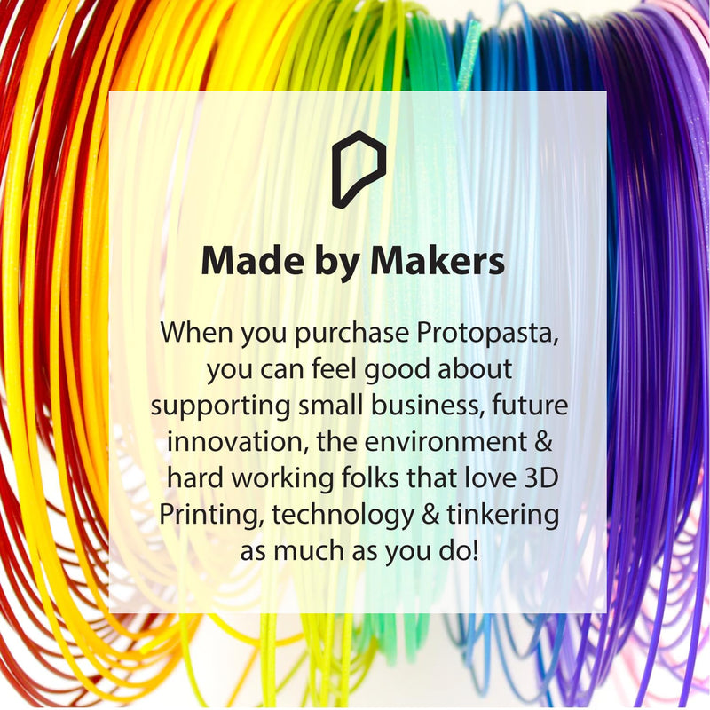 Protopasta Electrically Conductive Composite Black PLA 3D Printer Filament for Electrically Conductive 3D Prints | Easy Printing with Low Warp | 1.75mm Filament | 500g with Recyclable Cardboard Spool Conductive Pla Black 1.75mm, 500g