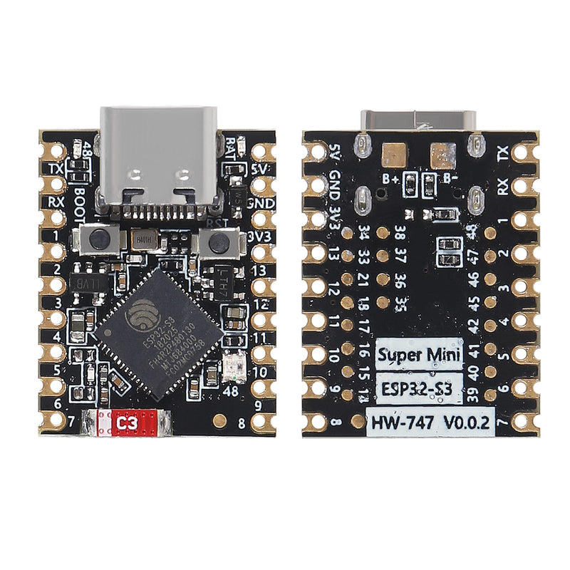3PCS Type-C Supermini ESP32-S3 Development Board ESP32 S3 Supermini Development Board