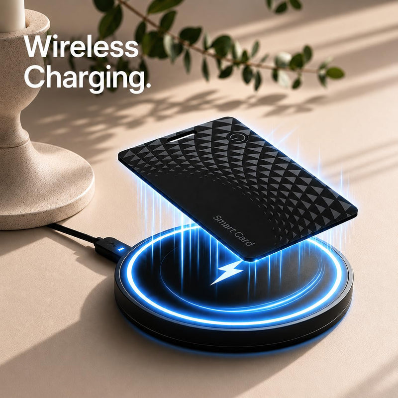 2026 Wallet Tracker Card Pro, Bluetooth Tracking Card (iOS & Android) | 0.05in Ultra Slim, 120dB Loud Alarm, Wireless Charging, Apple MFi Certified, Perfect for Wallet, Passport, Backpack 1 PACK