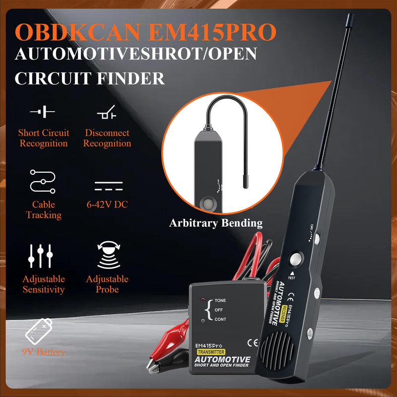 Automotive Electrical Open and Short Finder Circuit Tester Wire Tracker Circuit Breaker Finder