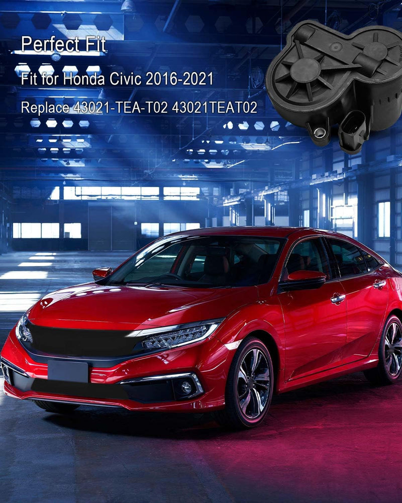 Left Parking Brake Actuator Rear Compatible with Honda Civic 2016-2021 Replace 43021-TEA-T02 43021TEAT02 Left