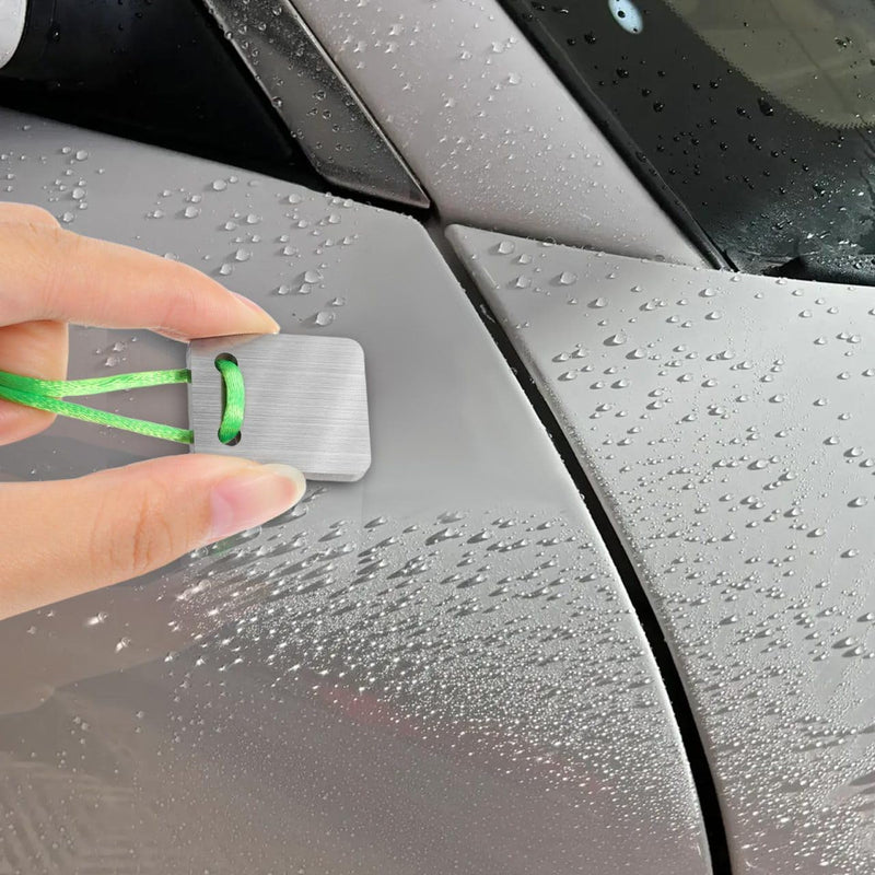 TEHAUX Automobile Spray Paint Point Repair Scraper - Carbide Spot Repair Scraper Tool Paint File for Edge Banding, Denibbing, and Spot Repair