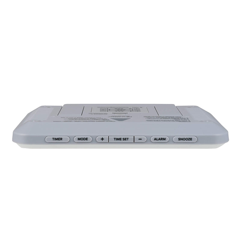 La Crosse Technology 513-113W-INT Digital White Wall Clock with Temperature & Countdown Timer