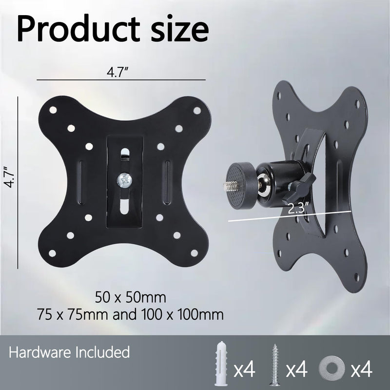 1/4" Screw HY300 Projector Ceiling Mount/Projector Wall Mount Home | Theater Bracket StableHolder Compatible with HY300 and HY300 Pro(50x50,75x75,100x100 hole)–Includes installation package