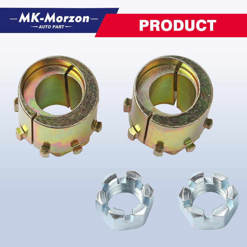 Alignment Caster/Camber Bushing Compatible with Ford F150 F250 F350 F450 F550 Super Duty Dodge Ram 2500 3500 Replaces# K80108 (2Pcs)