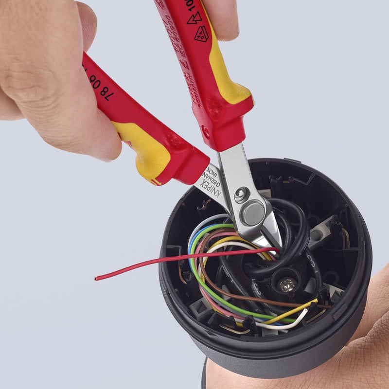 KNIPEX Tools 78 06 125 Super Knips 1000V Insulated, 5-Inch
