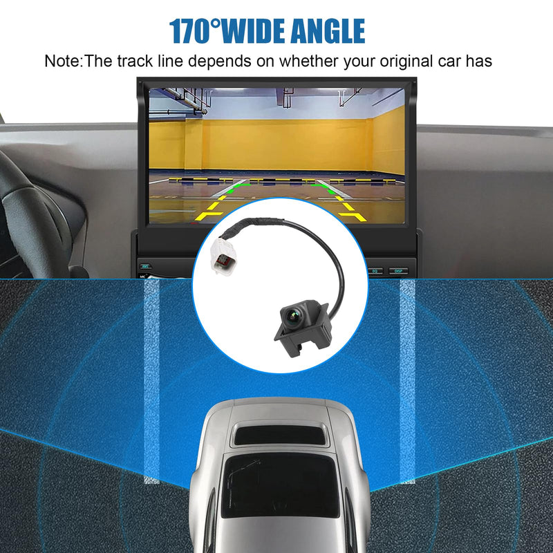 Parking Assist Rear View Backup Camera Compatible with 2010-15 Cadillac SRX | Replace# 23205689, 15926122, 20910350, 22915398