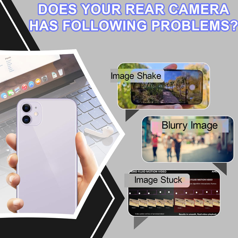  [AUSTRALIA] - Main Rear Camera for iPhone 11 Module 12MP Camera Replacement for iPhone 11 Back Camera Replacement for iPhone 11 Camera Rear Parts with Repair Tools for iPhone 11 A2221 A2111 A2223