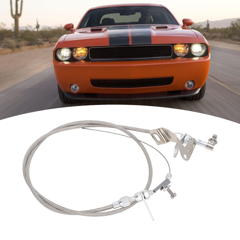 Car Kickdown Cable for CHRYSLER for DODGE for PLYMOUTH 727 Stainless Steel 158cm Length Throttle Wire Replacement