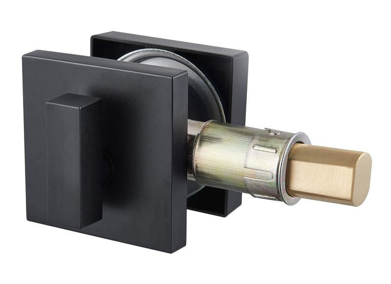 Contemporary Square Deadbolt Door Lock, Single Cylinder, Oil Rubbed Bronze DC70-Bronze