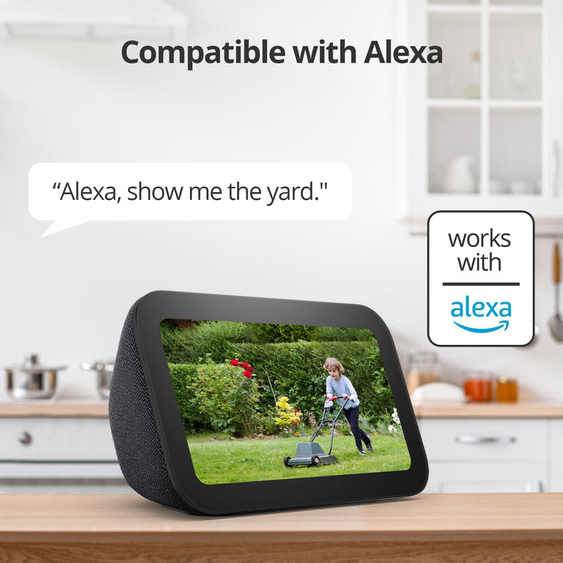 Wireless Outdoor Security Camera, 2K Battery Powered 5GHz WiFi, 2-Way Audio, PIR Motion Detection, Color Night Vision, IP66 Waterproof, TF/Cloud Storage (up to 256G), Alexa Compatible