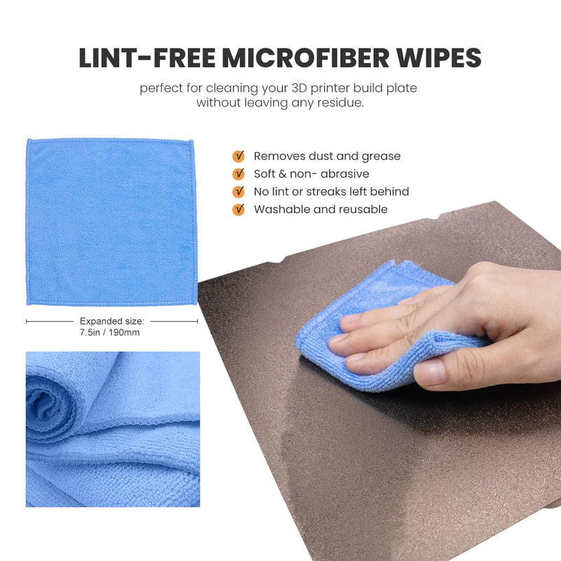 3D Printer Tools Kit for Cleaning, Assembly & Print Finishing, Fits FDM Printers