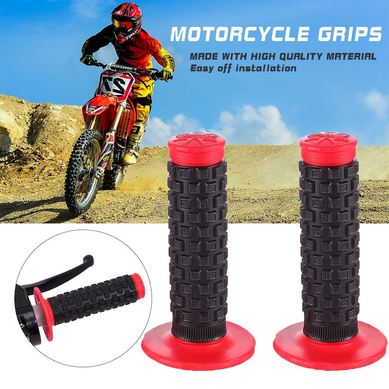 Motorcycle Grips Dirt Bike Grips Pillow Top Grip Mx Grips Universal Handle Grips for KX60 KX65 KX80 KX85 KX100 KX125 KX250 KX250F KX250R KX300 KX400 KX420 KX450 KX450F KX500 KLX110 KLX125 Green