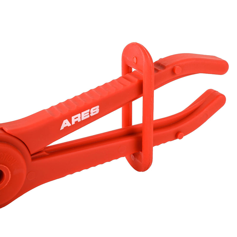 ARES 78000-3-Piece Hose Pinch Pliers Set – Includes 6-Inch, 7-Inch, and 10-Inch Sizes - Lightweight and Durable Nylon Design - For Use While Repairing Coolant, Brake, Vacuum and Fuel Systems 3-Piece Hose Pinch Pliers Set
