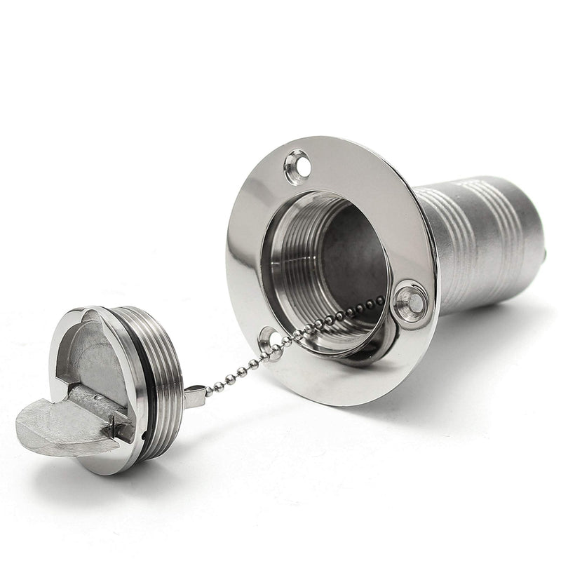 NRC&XRC 2INCH(50mm) Boat DEO Deck Fill/Filler with Keyless Cap Marine 316 Stainless Steel Hardware for Boat Yacht Caravan