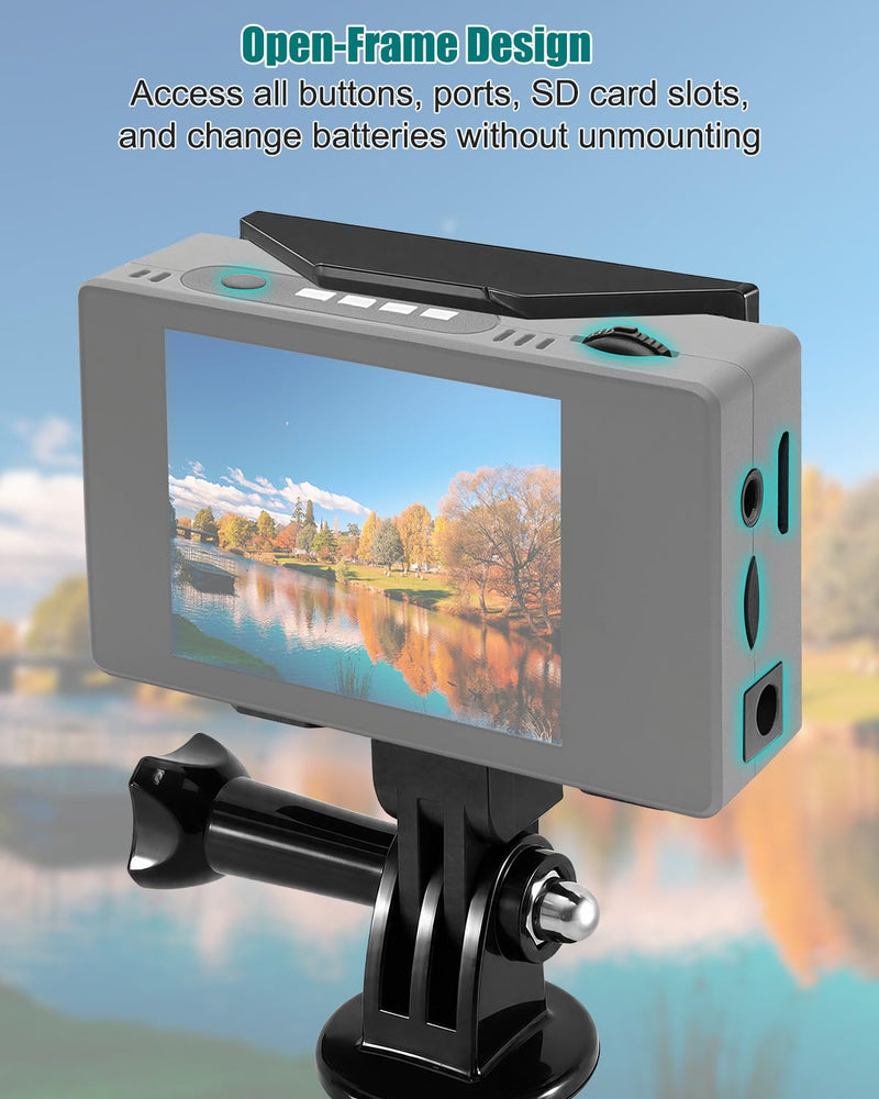 Hot Shoe Mount Fits for ImmersionRC Powerplay, Universal Camera Cold Shoe | Aluminum cold shoe adapter for Professional DSLR Camera Retro Camcorders Transcription HD Digital Direct Recording