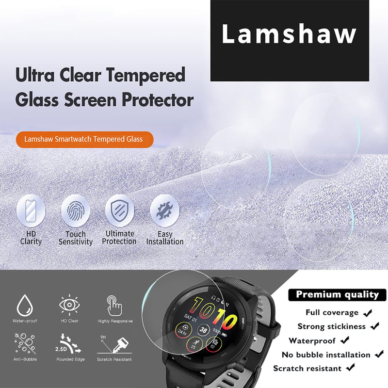 Lamshaw Compatible for Insta360 GPS Preview Remote Screen Protector, [3 Pack] 9H Tempered Glass Screen Protector Film Compatible for Insta360 X5, Ace Pro 2 GPS Preview Remote (3 Pack) 3 Pack