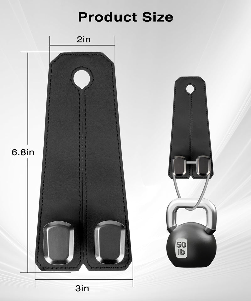Car Hooks for Headrest, 2PCS Car Purse Hooks Luxurious leather 100% Metal Car Hangers for Seat Multifunctional Car Bag Hook Car Seat Back Storage Hook Accessories (Black) BLACK 2Pack