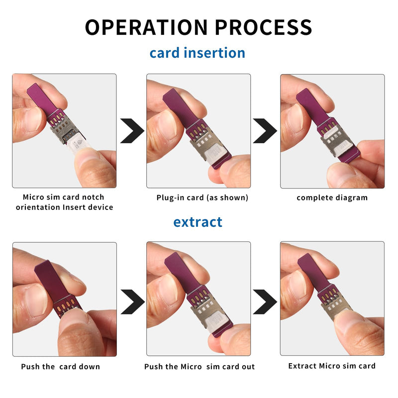 Nano Sim to Micro Sim Card Adapter Expander Test Board PCB Circuit Board Card Reader 2pcs
