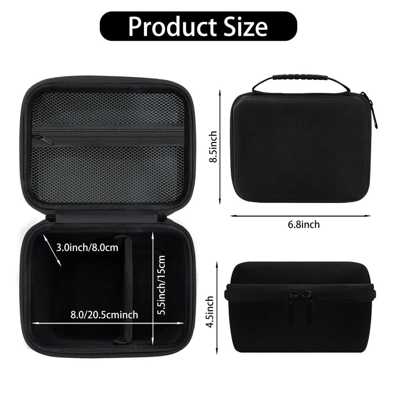Case for Sony Alpha 7 II III IV/ 7R V Full-Frame Mirrorless Camera Fits 16-50mm/18-300mm Lenses With Adjustable Dividers & Mesh Pocket (Case Only)