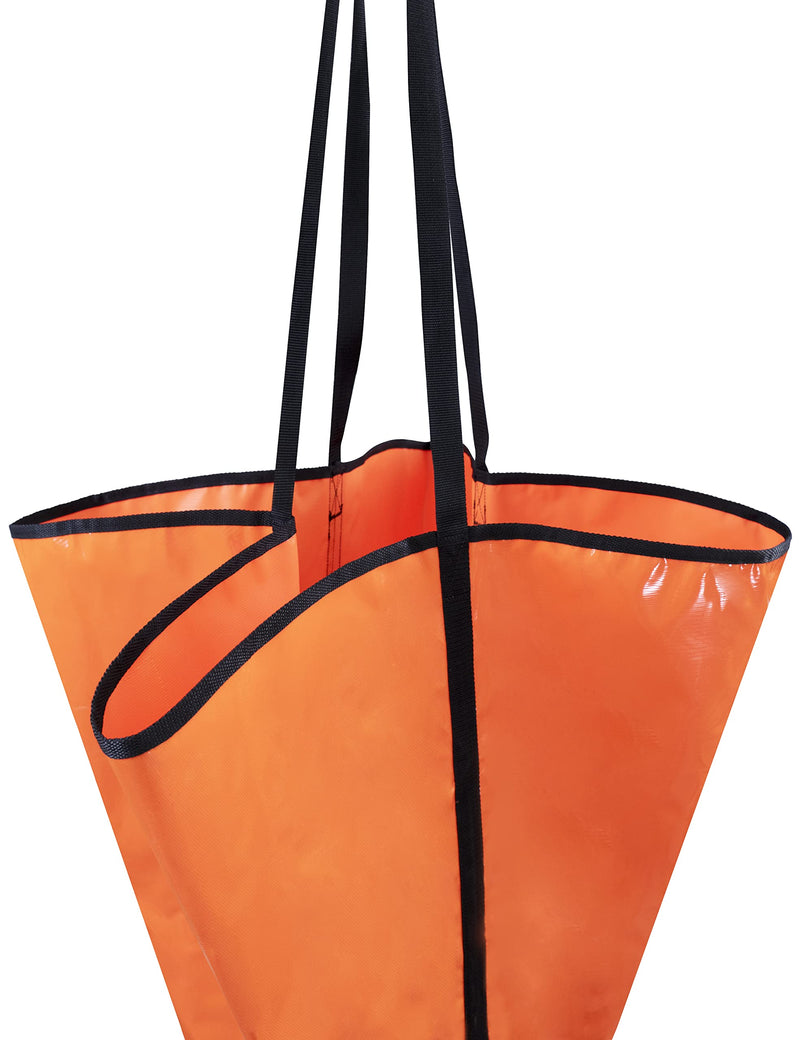 BLUEWING Sea Anchor Drift Sock 840D Nylon 32", 42", 53", 62", 72", 84" Parachute Fishing Drogue for Marine Boat/Jet Ski/Sail Orange/Black/Green/Blue/Yellow 32'' for 15-20ft Boat