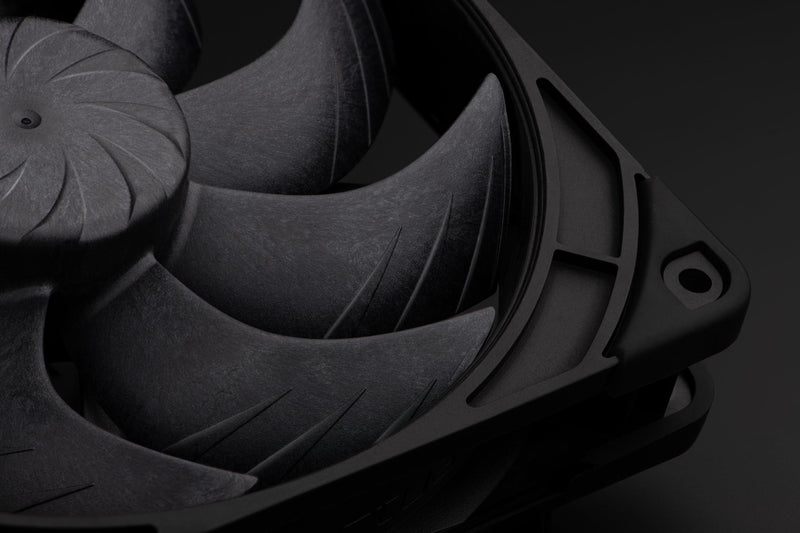 Noctua NF-A14x25 G2 PWM chromax.Black, Premium-Quality Quiet 140mm PC Fan (Black)