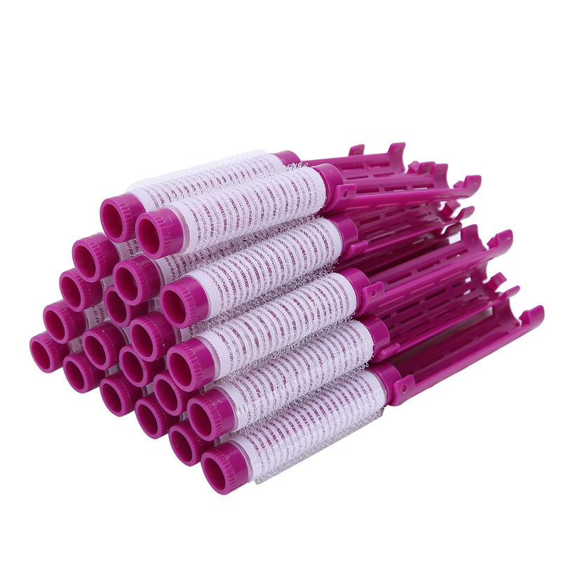 GLOGLOW Hair Perm Rods, No Damage Rollers with Plush Lock Design, for Professional Salon and Home Use, Perfect for Long and Short Hair Styling Tools (Purple) Purple
