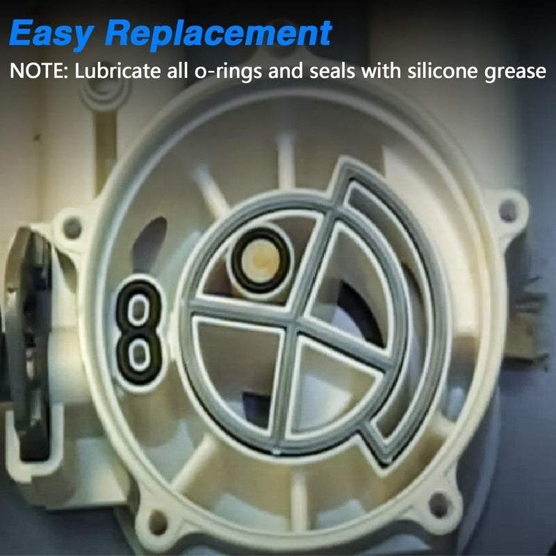 Water Softener Seal Kit Water Softener Rotor Disk Repair Kit Compatible with Whirlpool GE Sears Kenmore Morton North Star with 3/4" Valve Replace# 7129716 WS35X10005
