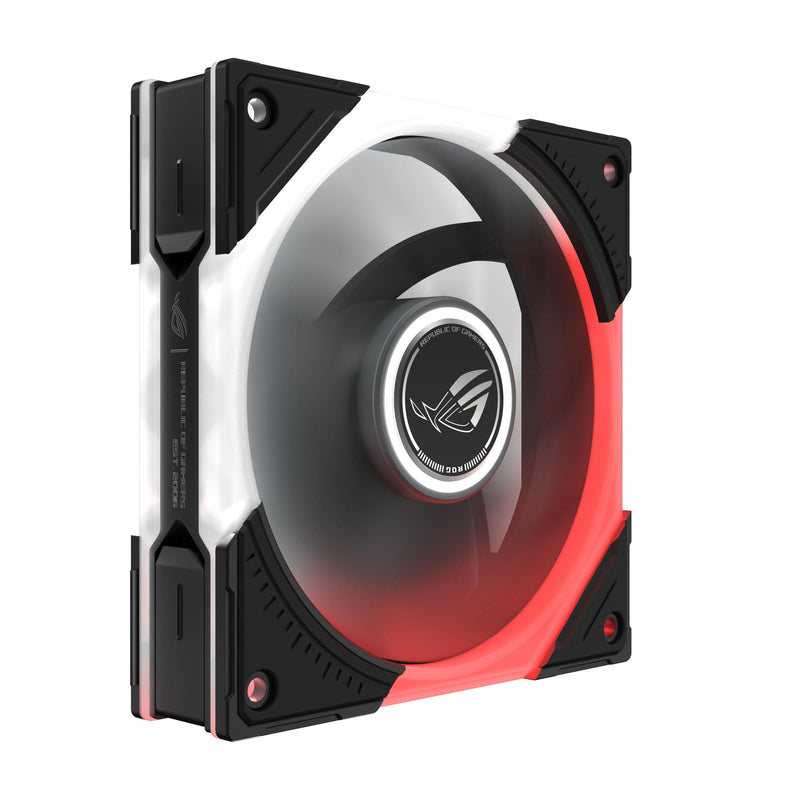 ASUS ROG Eurux GR120 ARGB PWM Fan Single Pack 120mm PWM Fan, 2600RPM, Patented Daisy-Chain Design, Custom Lighting