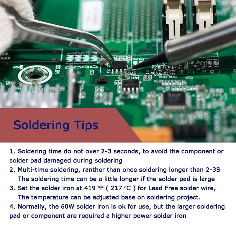 Lead Free Solder Wire Rosin Core Flux 2.5% Flow 0.032in 0.8mm Electric Solder 1.1lb. 500g No Lead Electrical Soldering Wire Sn99 Ag0.3 Cu0.7 for Electronics Soldering