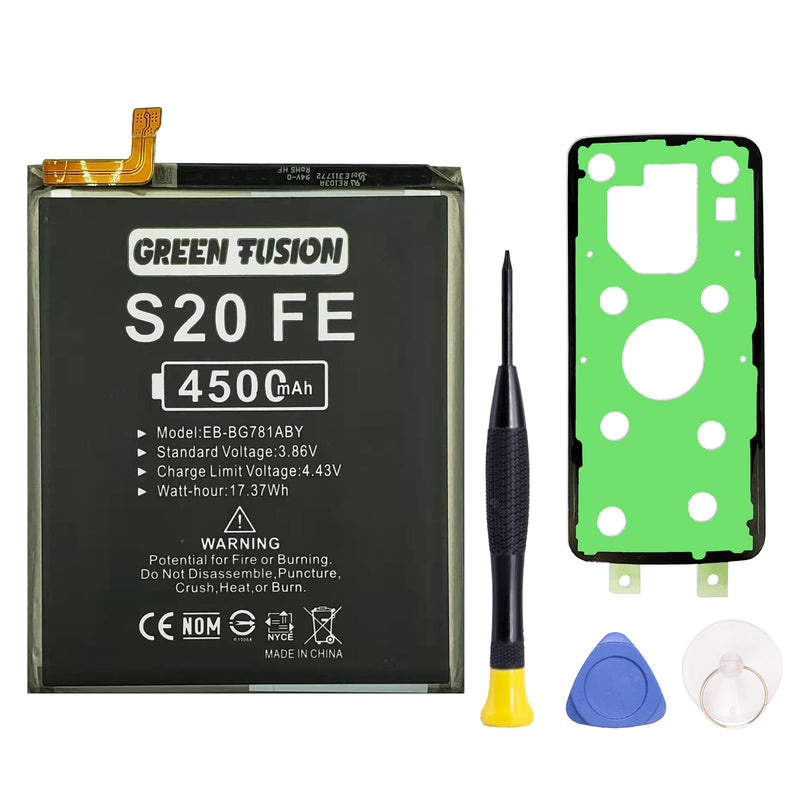 GREEN FUSION Compatible with Galaxy A53 5G Cellphone Replacement Battery Kit EB-BA336ABY, Includes Repair Tools