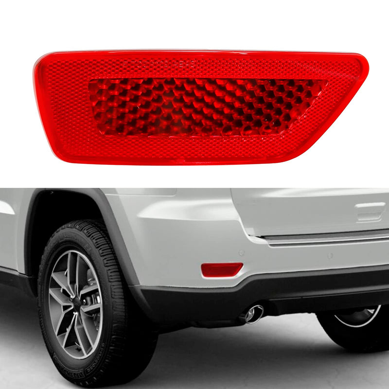 57010721AC Rear Bumper Trim Reflector Lights Replacement for Jeep Grand Cherokee Dodge Journey 2011-2021 Rear Left Side